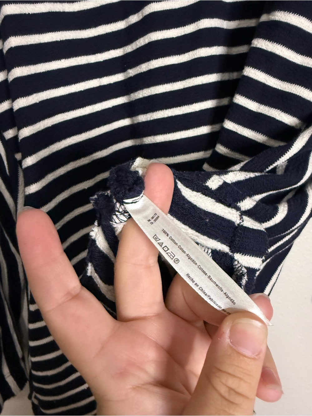 Intimately Free People Come On Over Navy/White Striped Tunic - Picture 7 of 10